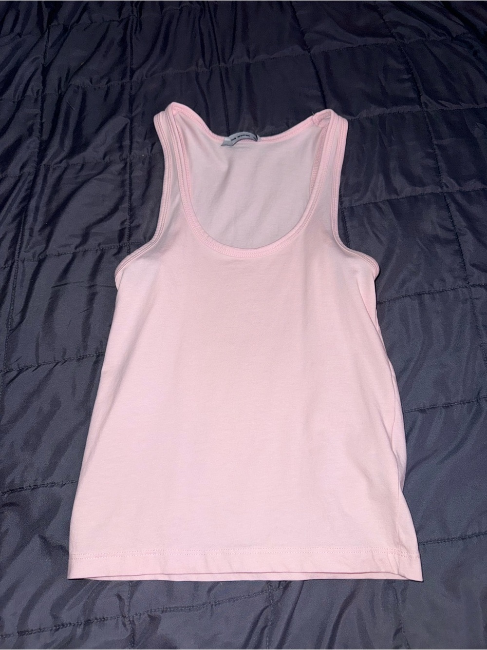 Women's Light Pink Scoop Neck Tank Top